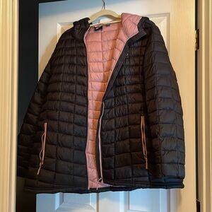 Reebok hooded puffer jacket
